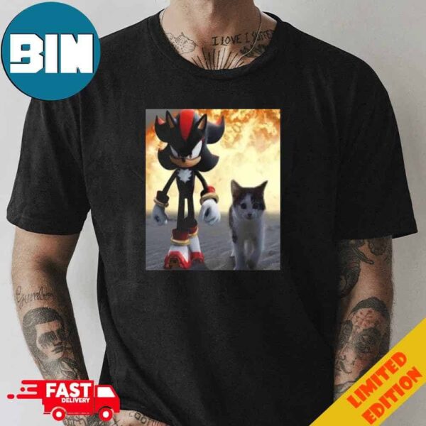Meme Funny Shadow The Hedgehog Anti-hero Character In the Sonic Unisex T-Shirt