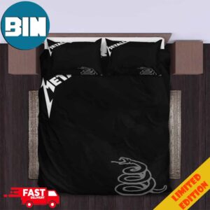 Metallica 1991 Snake And Logo Bedding Set King Twin Queen Duvet Cover And Pillow Cases