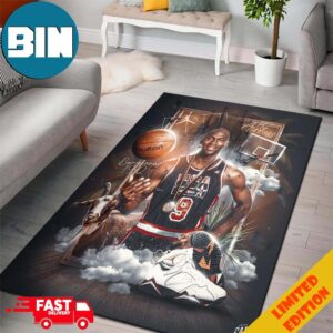 Michael Jordan The NBA’s All-Time Greatest Chicago Bulls Home Decor Rug Carpet