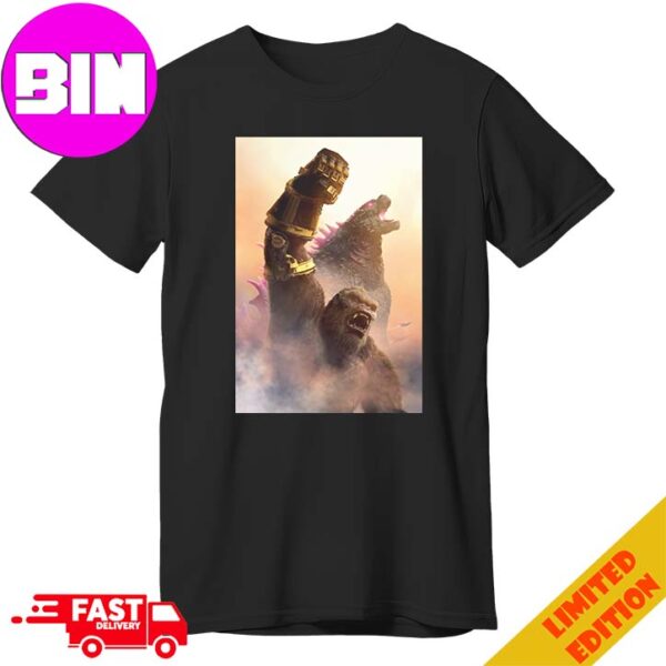 New Textless Poster For Godzilla X Kong The New Empire In Theaters 2024 Unisex T-Shirt