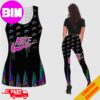 Nike Logo Holographic Sports Style For Women Combo 2 Tank Top And Leggings