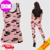 Nike Logo Pattern 2024 Outfit For Gymer Combo 2 Tank Top And Leggings For Women