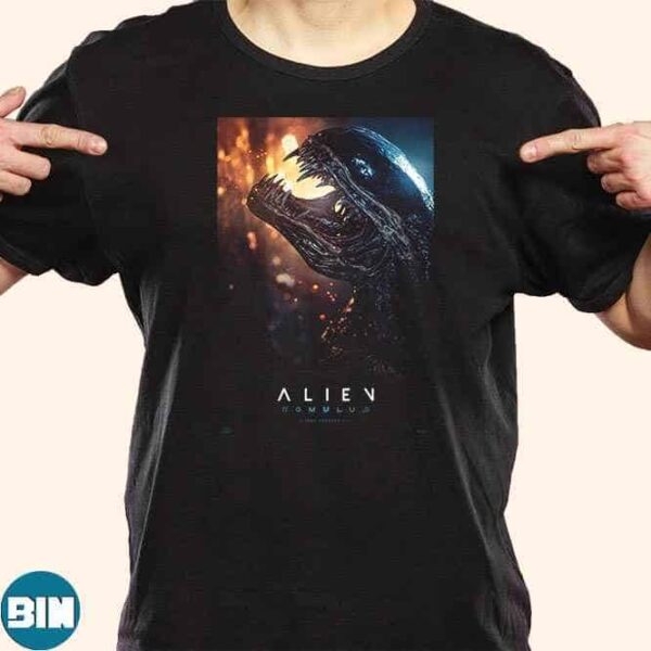 Official 10th Poster For Alien Romulus Distributed By 20th Century Studios T-Shirt