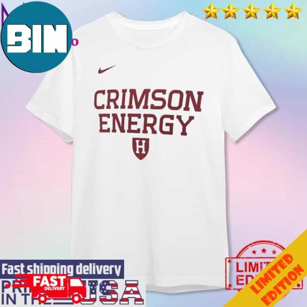 Official Harvard Crimson Nike Youth 2024 On-Court Bench Energy Unisex T-Shirt Hoodie Long Sleeve Sweater Fan Gifts