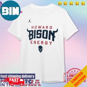 Official Howard Bison Jordan Youth 2024 On-Court Bench Energy Unisex T-Shirt Hoodie Long Sleeve Sweater Fan Gifts