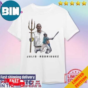 Official Julio Rodriguez Seattle Mariners Sketch Unisex T-Shirt Hoodie Long Sleeve Sweater Fan Gifts