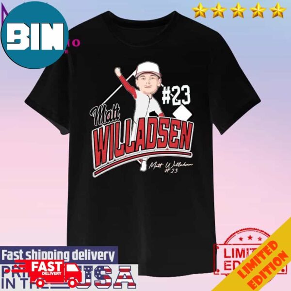 Official NC State Pitcher Matt Willadsen Signature Unisex T-Shirt Hoodie Long Sleeve Sweater Fan Gifts