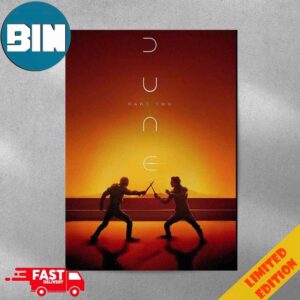Official Poster For Masterpiece Dune Part Two Sand Planet Poster Canvas