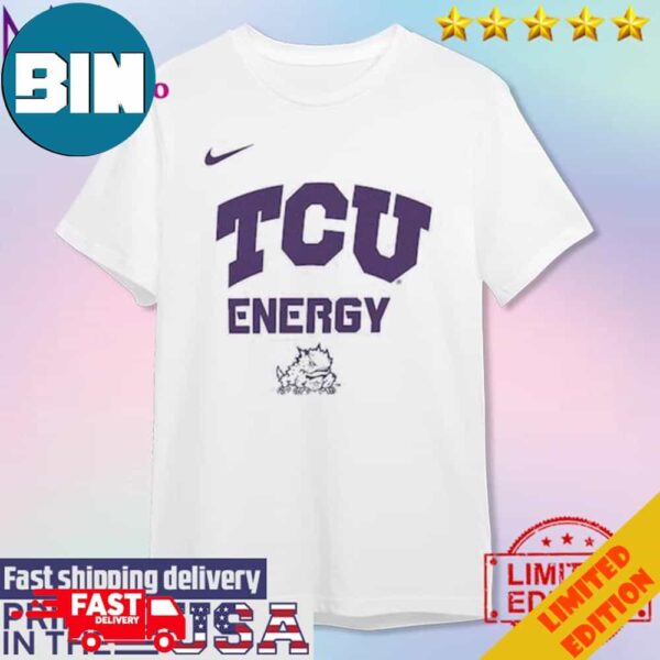 Official TCU Horned Frogs Nike Youth 2024 On-Court Bench Energy Unisex T-Shirt Hoodie Long Sleeve Sweater Fan Gifts