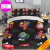 Paw Patrol Blue Background Pattern Home Decor Bedding Set Twin Twin Duvet Cover Pillow Cases