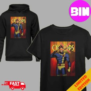 Picture Art Cyclops Promotional For X-men 97 Unisex Hoodie T-Shirt