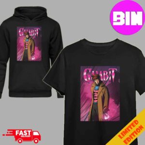 Picture Art Gambit Promotional For X-men 97 Unisex Hoodie T-Shirt