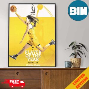 Player Of The Year Finalist Caitlin Clark Iowa Hawkeyes Poster Canvas
