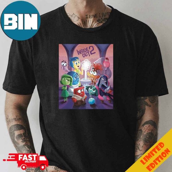 Poster For Disney Pixar Inside Out 2 Hits Theaters 3 Months From June 14 Unisex T-Shirt