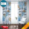 Luxury Pattern Prada Logo Fashion And Style Home Decorations 2024 Collections Window Curtain