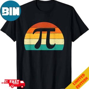 Retro Pi Symbol Math Lover Science Pi Day Unisex T-Shirt
