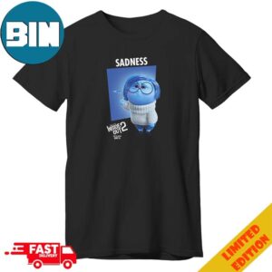 Sadness Character In Inside Out 2 Only In Cinemas June 14 Limited Edition T-Shirt