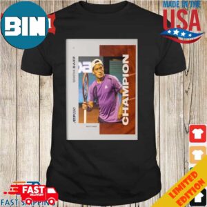 Sebastian Baez Is The Champion In Santiago Atp 250 Chile Open 2024 Unisex T-Shirt Hoodie Long Sleeve Sweater Fan Gifts