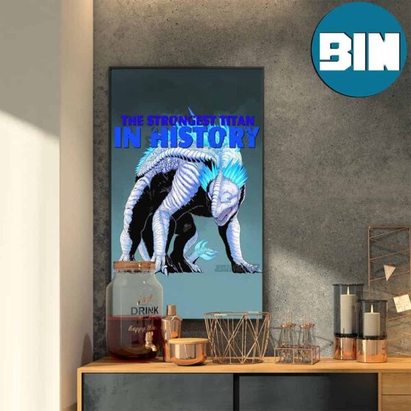 Shimo The Strongest Titan Of History Godzilla X Kong The New Empire Poster Canvas