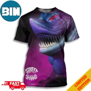 Streex Character In Street Sharks Are Making A Comeback To Celebrate The 30th Anniversary 3D T-Shirt