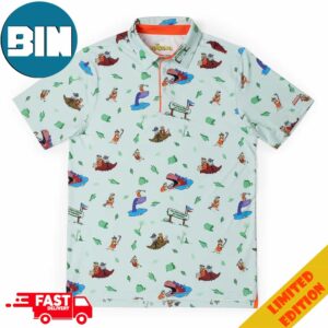 The Flintstones Loyal Order Of Dinosaurs Tourney Summer Polo Shirt