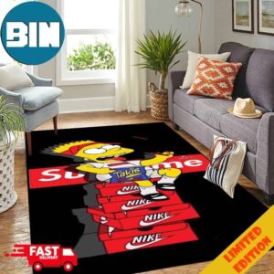 The Simpsons Hypebeast Supreme For Living Room Home Decor Rug Carpet