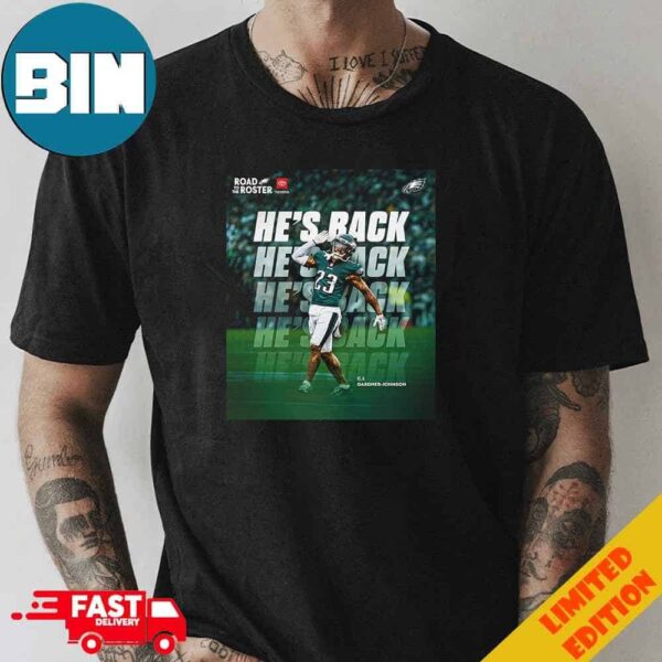 Welcome Back CJ Gardner-Johnson To Philadelphia Eagles T-Shirt