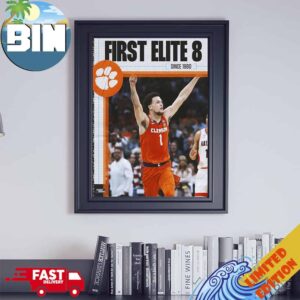 Welcome Back Clemson Tigers Men’s Basketball First Elite 8 Since 1980 Poster Canvas