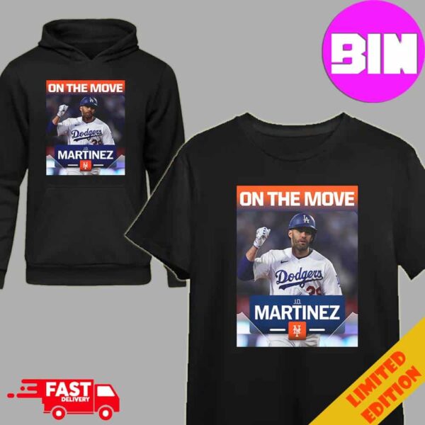 Welcome JD Martinez To Los Angeles Dodgers MLB 2024 Hoodie T-Shirt Unisex