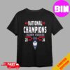 2024 National Champions UConn Huskies NCAA Basketball SVG Unisex T-Shirt