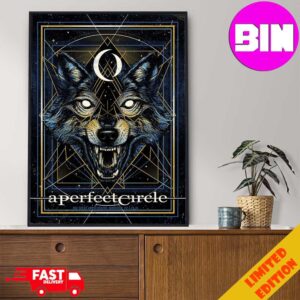 A Perfect Circle Show Tonight’s Poster For Morrison CO On April 25th 2024 Home Decor Poster Canvas