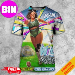 AEW TBS Champion Is Willow Nightingale 3D T-Shirt