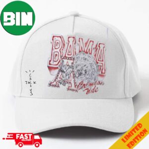 Alabama Crimson Tide Cactus Jack Goes Back To College Travis Scott x Fanatics x Mitchell And Ness With NCAA March Madness 2024 Classic Hat-Cap