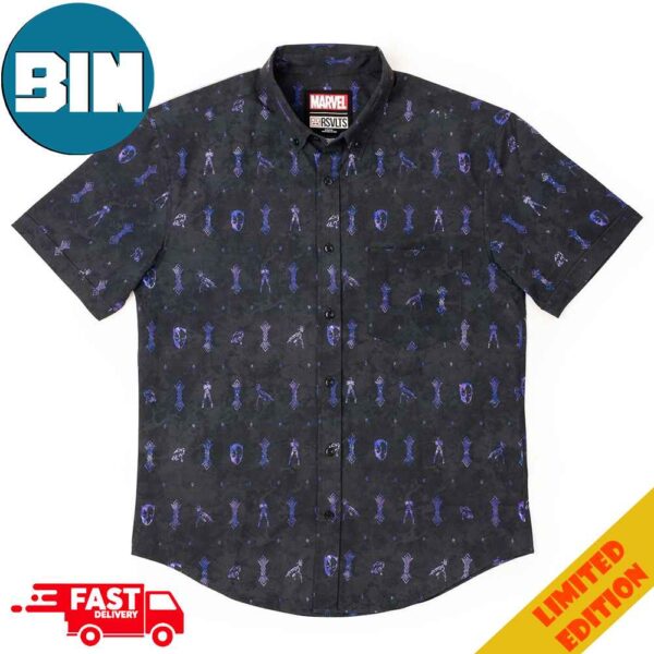 Black Panther Vibranium Chief RSVLTS Summer Hawaiian Shirt