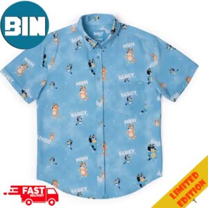 Bluey Meet The Heelers RSVLTS Summer Hawaiian Shirt