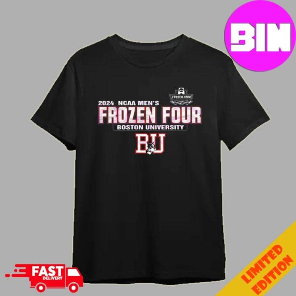 Boston University 2024 NCAA Frozen Four Hockey SVG NCAA Division I Unisex T-Shirt