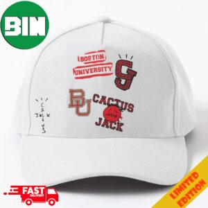 Boston University Cactus Jack Goes Back To College Travis Scott x Fanatics x Mitchell And Ness With NCAA March Madness 2024 Classic Hat-Cap