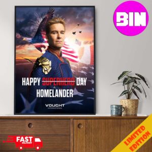 Celebrating Happy Superhero Day Homeland Vought International Home Decor Poster Canvas