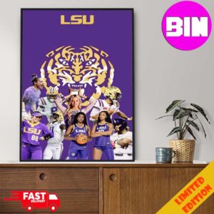 Championships Are In Our Dna Geaux Tigers LSU Poster Canvas Home Decor