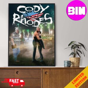 Cody Rhodes Finish The Story And New WWE Universal Champions WrestleMania XL All Over Print Home Decor Poster Canvas