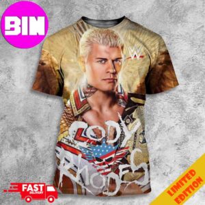 Cody Rhodes Finish The Story And New WWE Universal Champions WrestleMania XL All Over Print Unisex T-Shirt