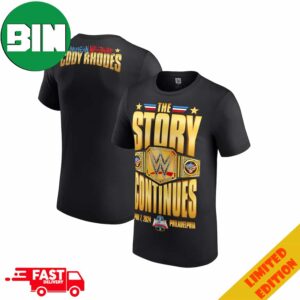 Cody Rhodes WrestleMania 40 Champion The Story Continues WWE Merchandise T-Shirt