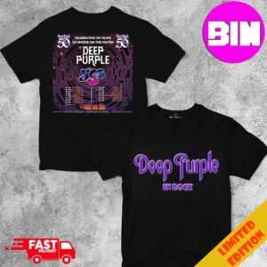 Deep Purple Celebrating 50 Years Of Smoke On The Water Schedule Tour 2024 Unisex T-Shirt