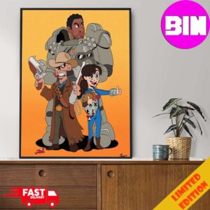 Fallout Poster Cartoon Art The World Deserves A Better Ending Home Decor Poster Canvas
