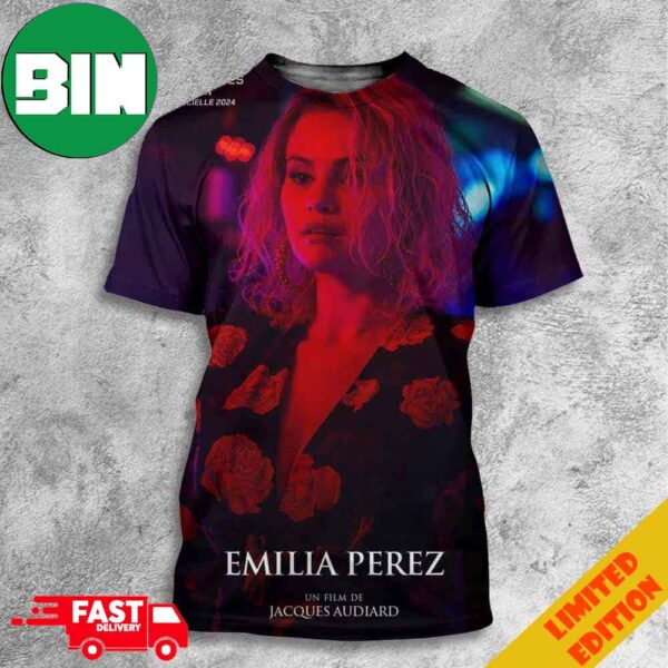 First Look At Selena Gomez In Jacques Audiard’s Emilia Perez Premiering At Cannes 2024 All Over Print Unisex T-Shirt