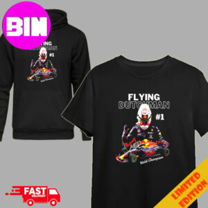 Flying Dutchman Top 1 World Champion Max Verstappen Championship 2024 T-Shirt Hoodie