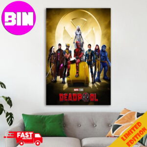 Funny Poster For Spoilers Deadpool 3 With Channing Tatum as Gambit And X-Men Fox Movies Cast Marvel Studios Home Decor Poster Canvas