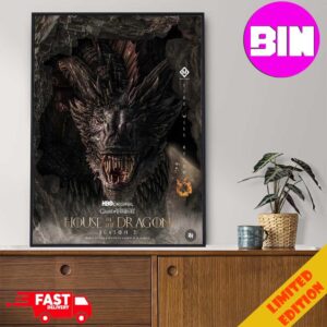 Game Of Thrones House Of The Dragon Season 2 Releasing On June 16 2024 By HBO Original Home Decor Poster Canvas
