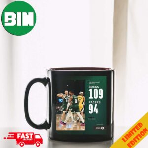 Game Won Milwaukee Bucks Fear The Deer First Round Game 1 109 94 Defeat Pacers NBA Ceramic Mug