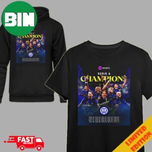 Inter Milan Are Serie A Champions 2023-2024 Congratulations T-Shirt Hoodie